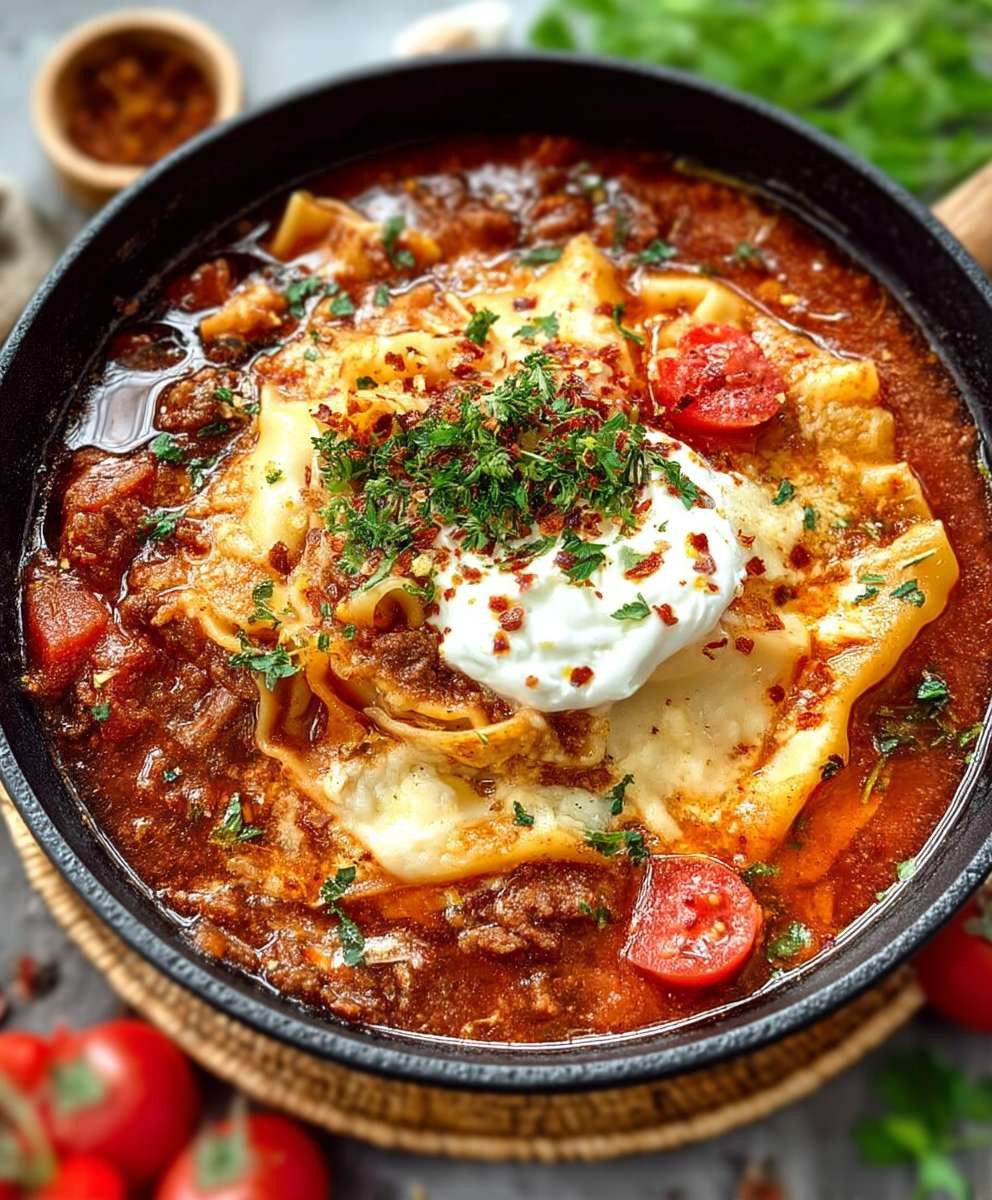 Lasagne Suppe einfaches Rezept