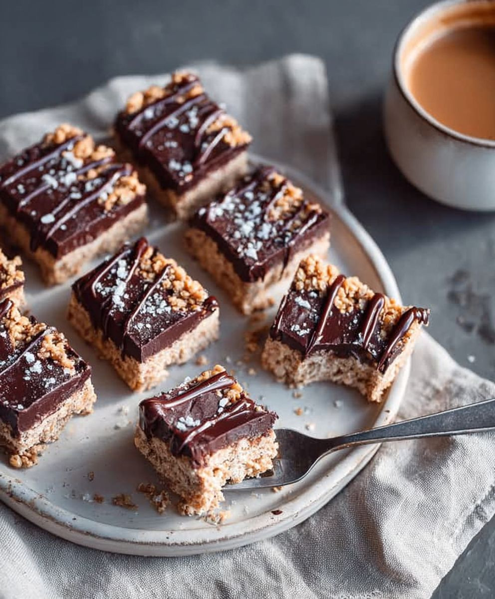 Vegane Schoko Hafer Schnitten