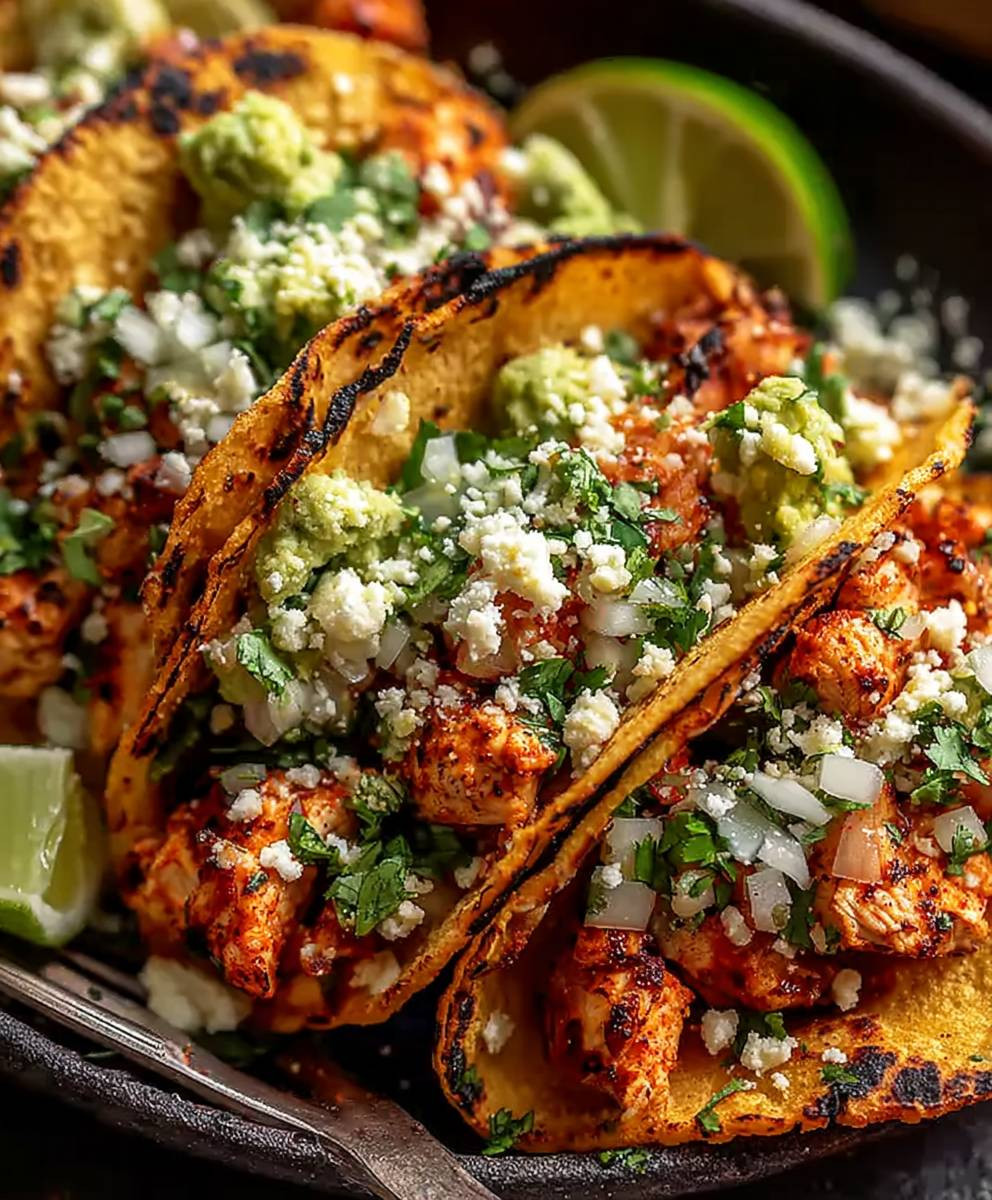 Hähnchen Street Tacos einfach