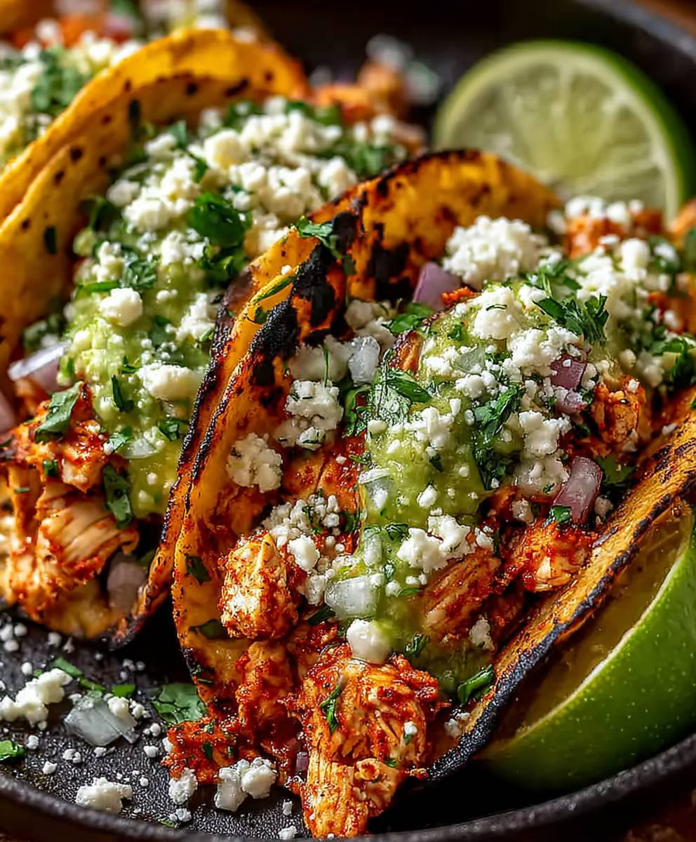 Hähnchen Street Tacos einfach