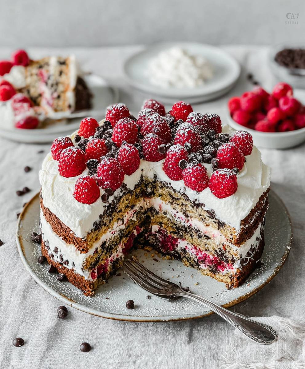 Ameisentorte Quark Himbeeren einfach backen