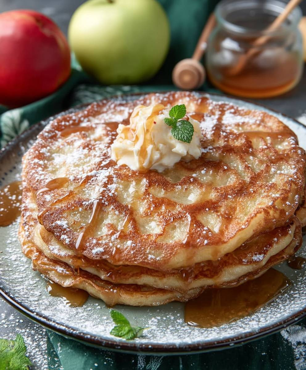 Apfelpfannkuchen klassisch fluffig