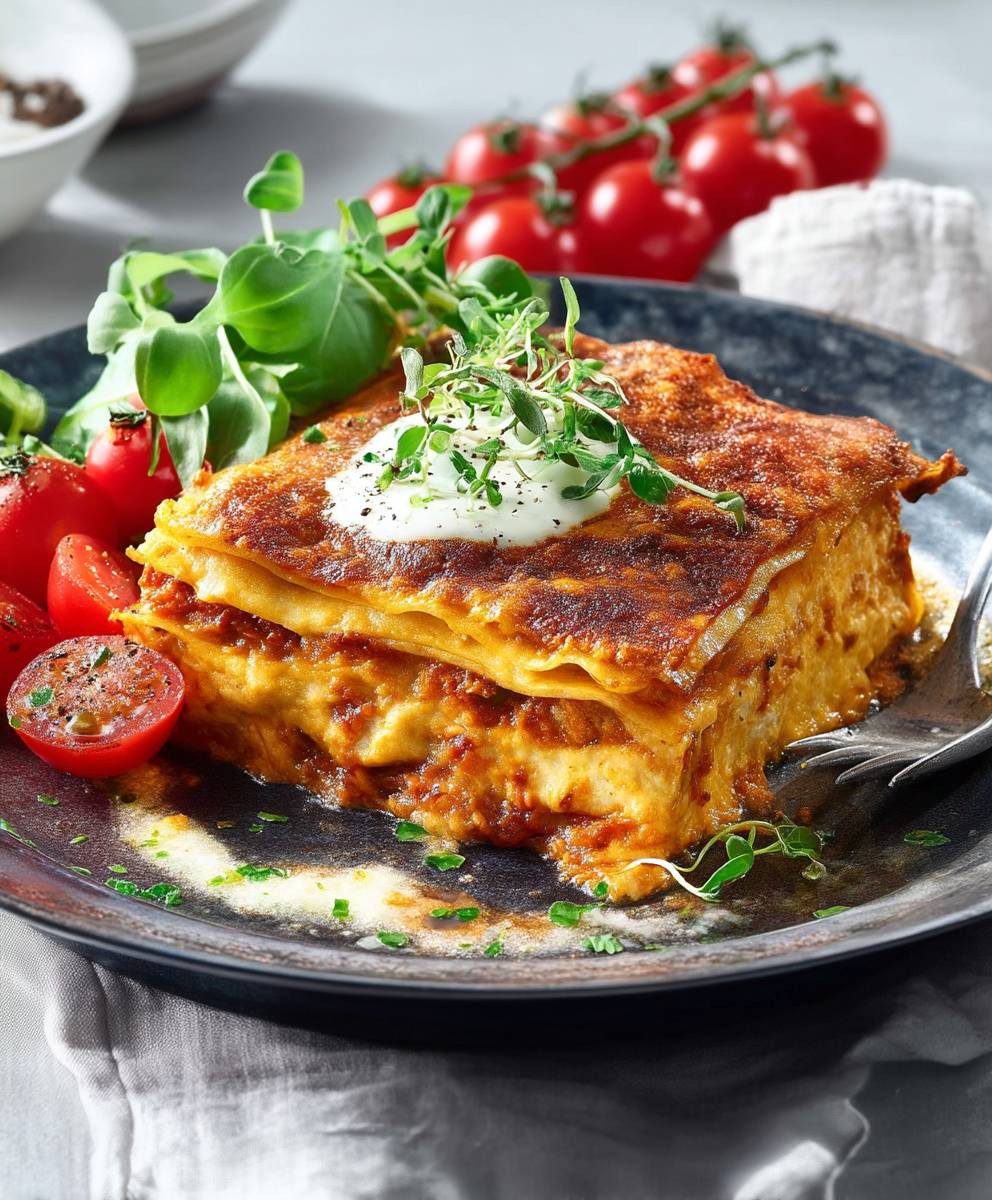 Vegetarische Lasagne schnell zubereiten
