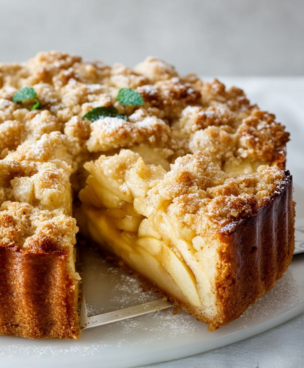 Apfel Streuselkuchen backen