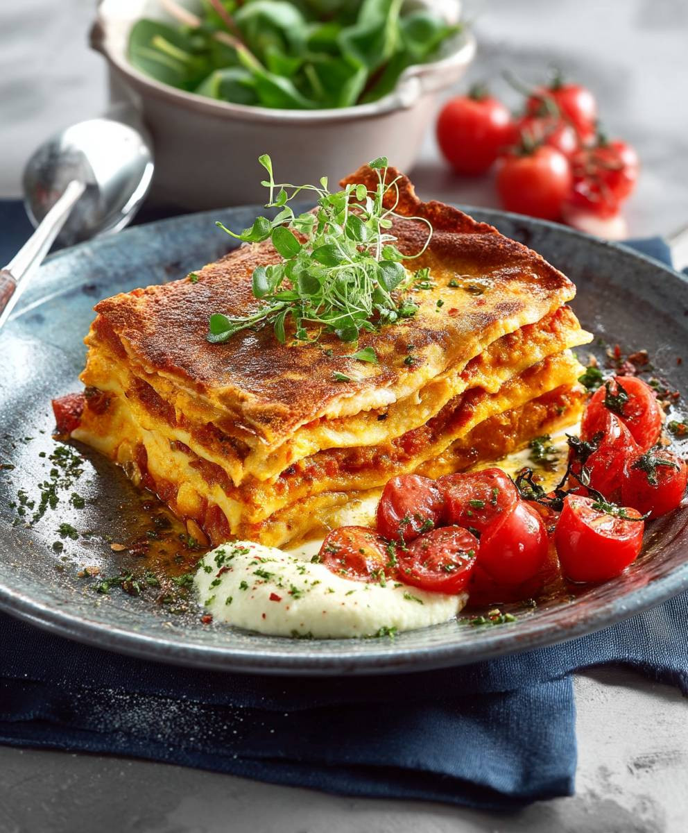 Vegetarische Lasagne schnell zubereiten