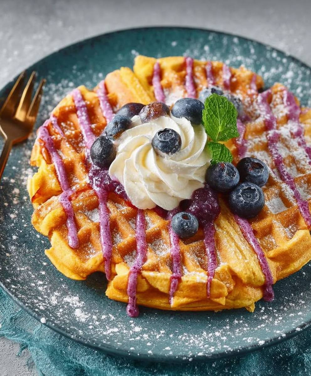 Gesunde Skyr Waffeln
