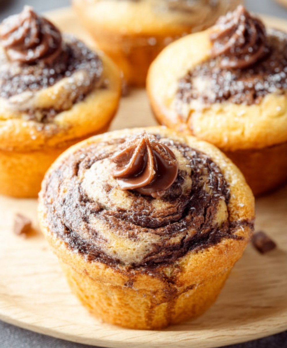 Nutella Muffins selber backen