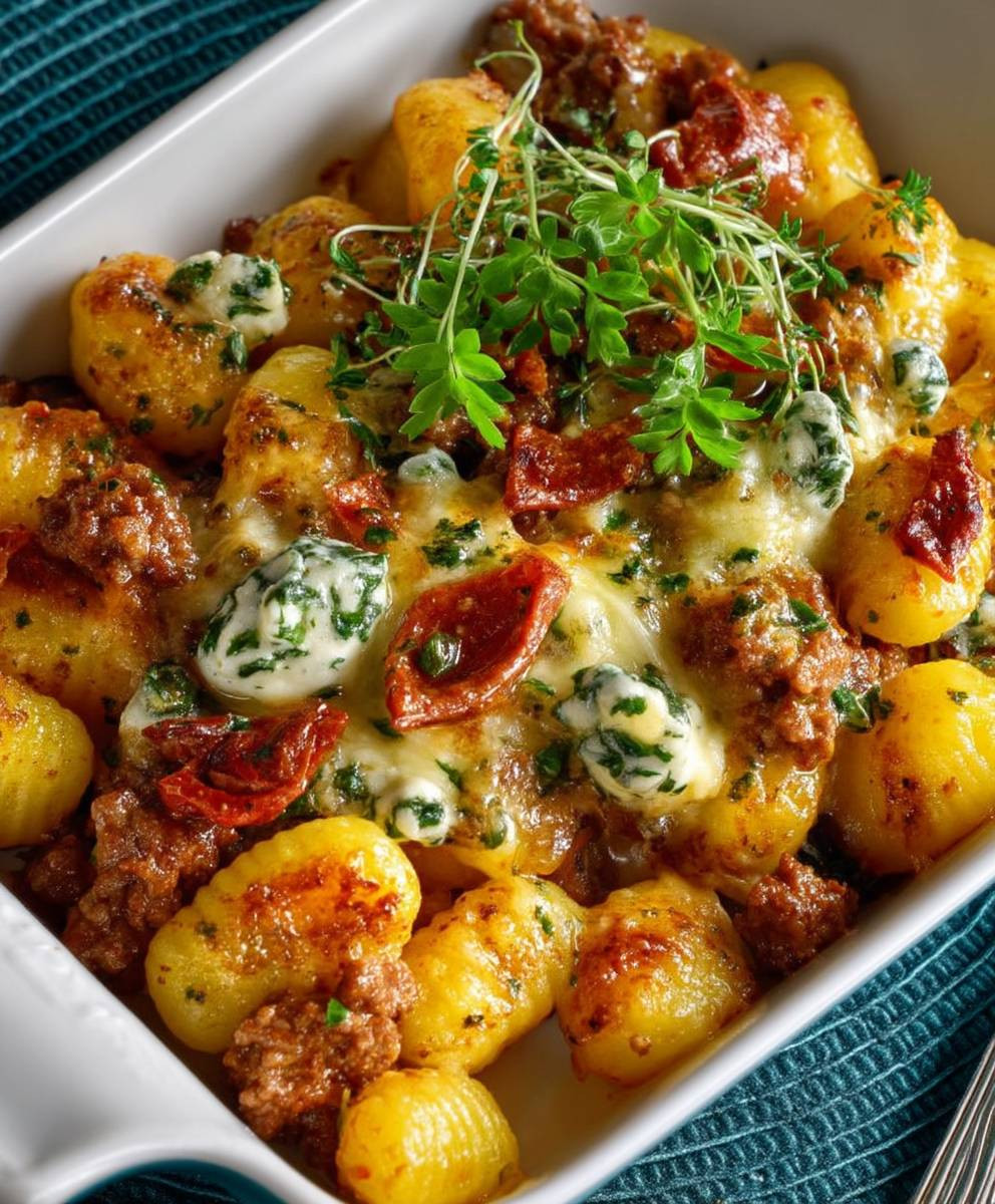 Gnocchi Auflauf Hackfleisch