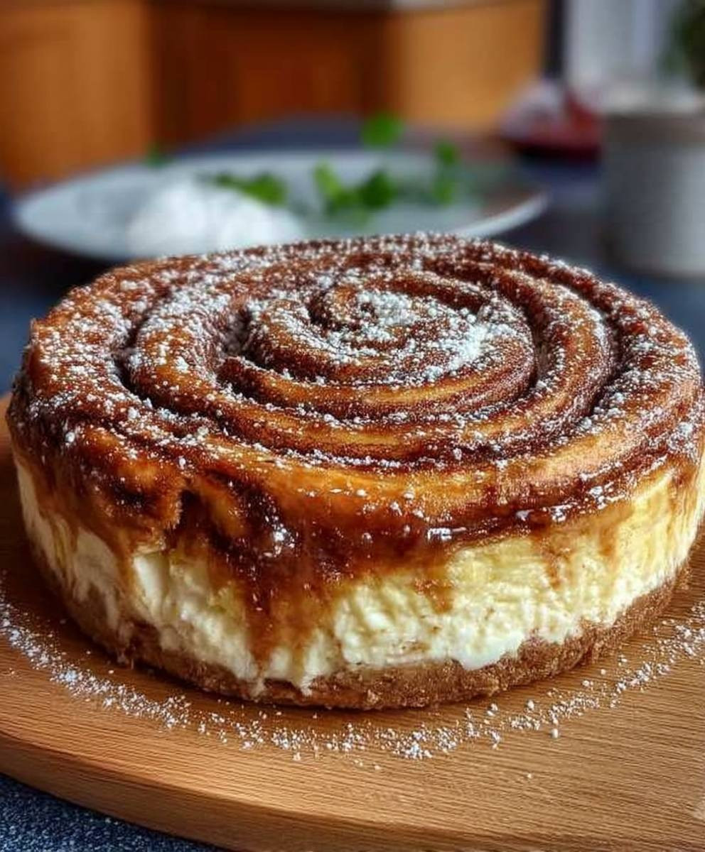 Zimtschnecken Käsekuchen backen