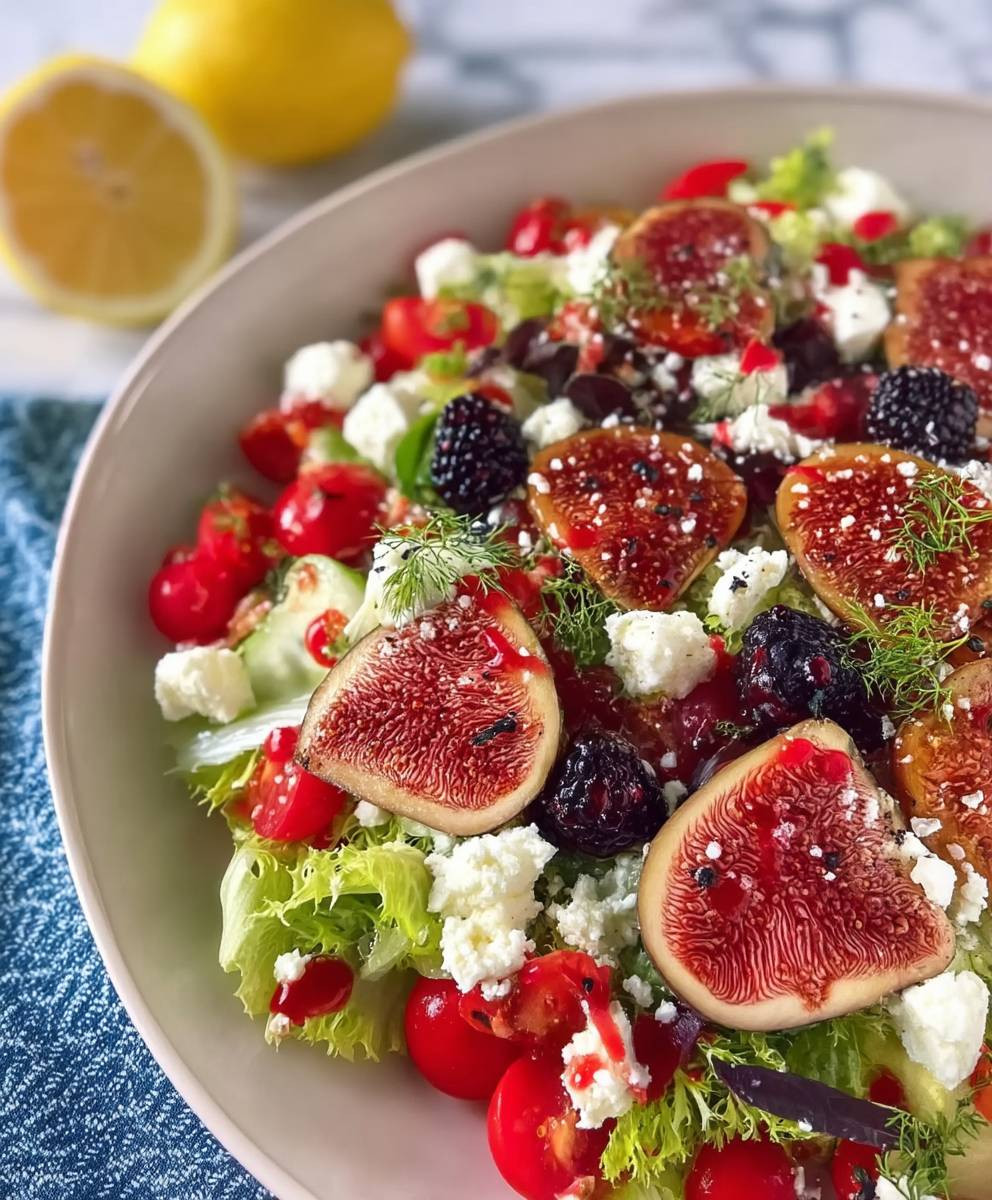 Sommersalat mit Feigen