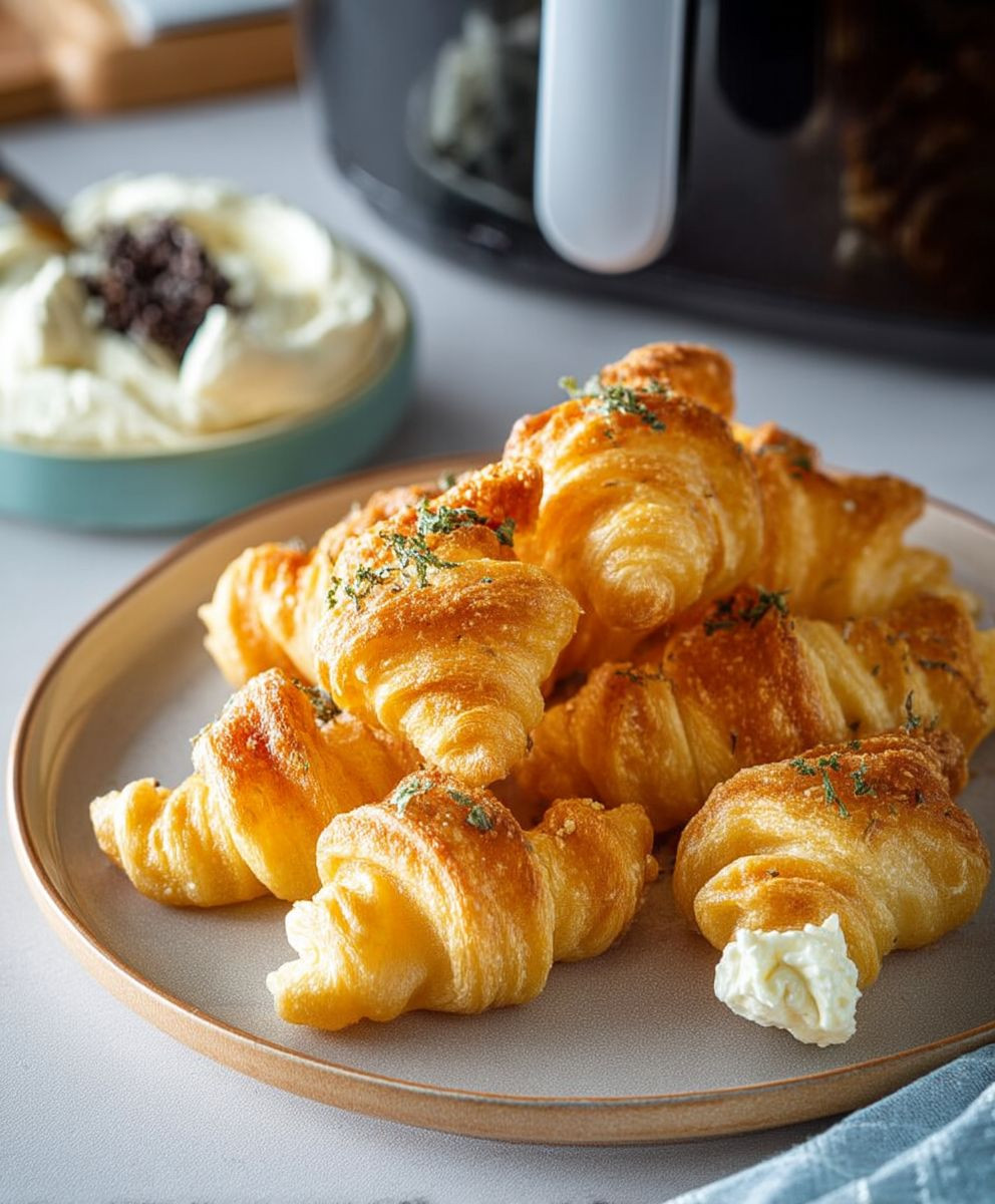 Blätterteighörnchen Airfryer