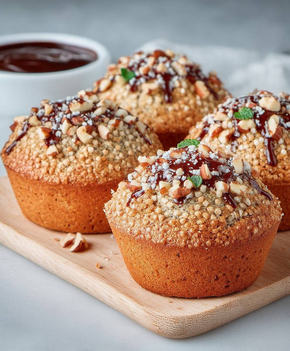 Nussmuffins backen