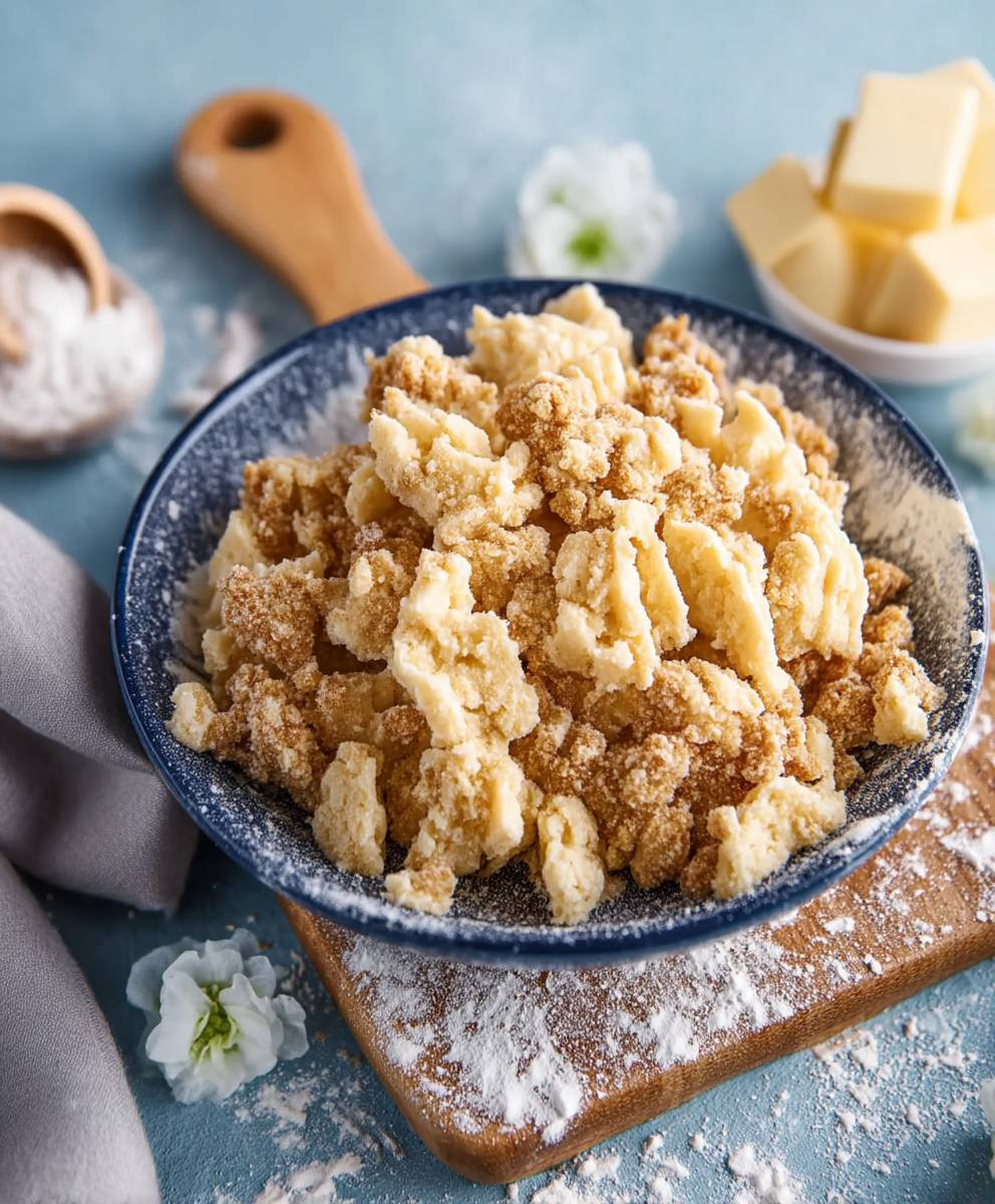 Butterstreusel backen