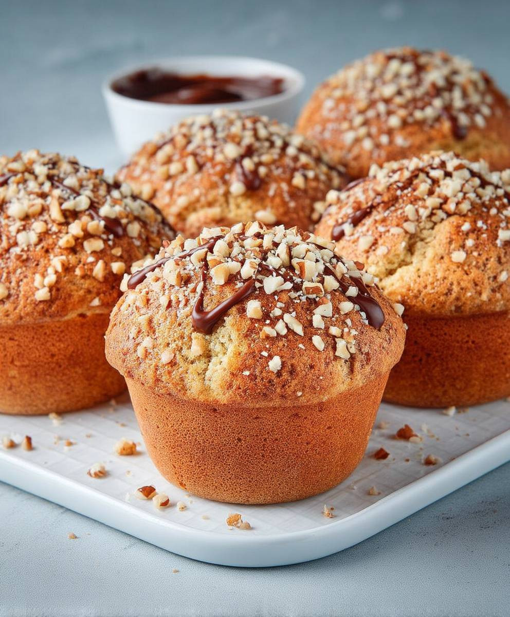 Nussmuffins backen