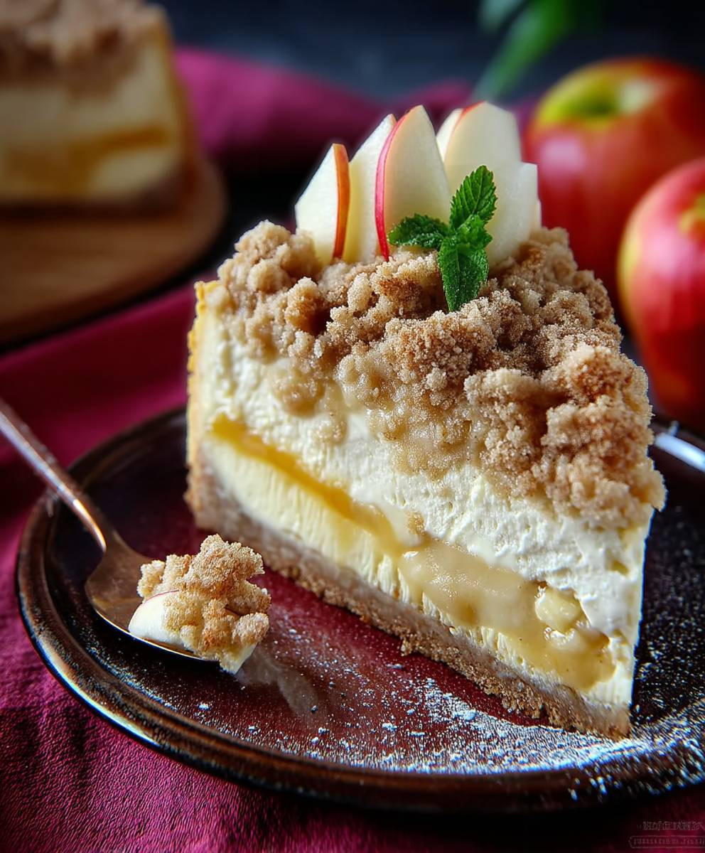 Apfelkäsekuchen Zimtstreusel