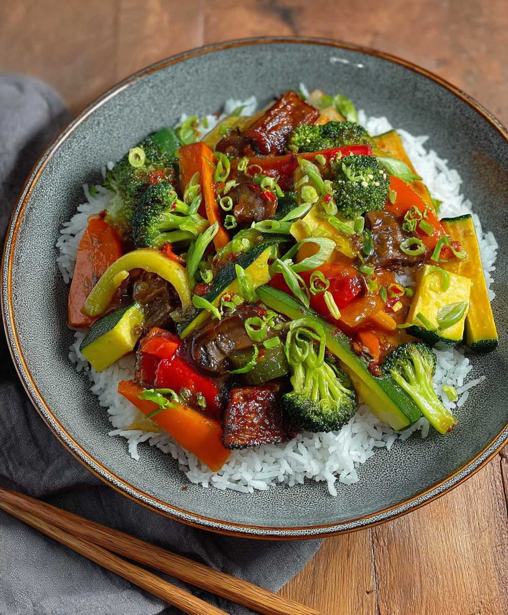 Asiatische Gemüsepfanne schnell