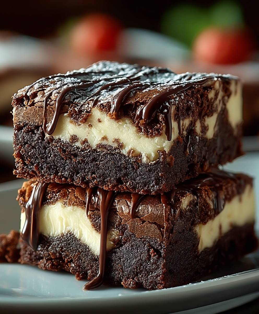 Frischkäse Brownies backen