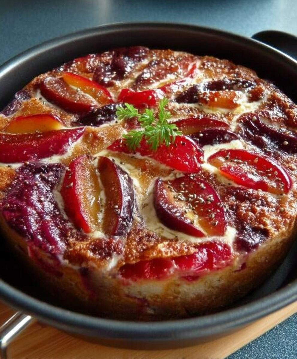 Pflaumentorte backen