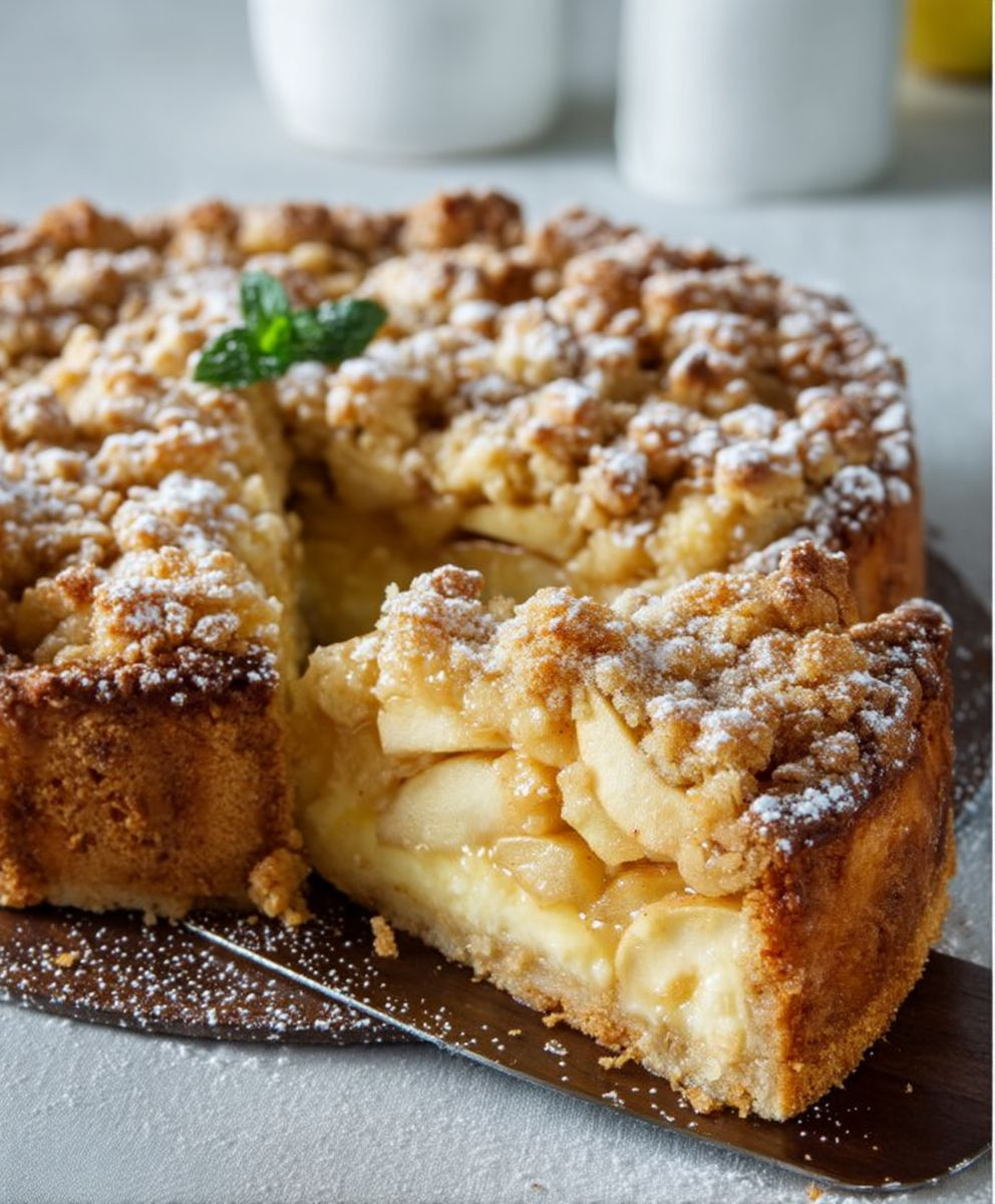 Apfel Streuselkuchen backen