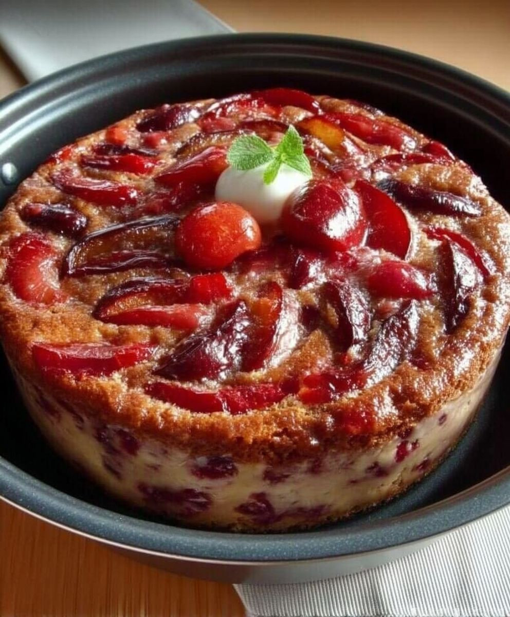 Pflaumentorte backen