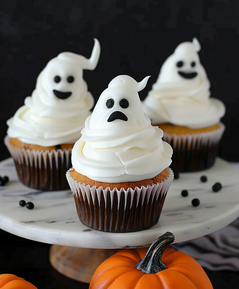 Zauberhafte Halloween Ghost Cupcakes backen – Gruselig gut!