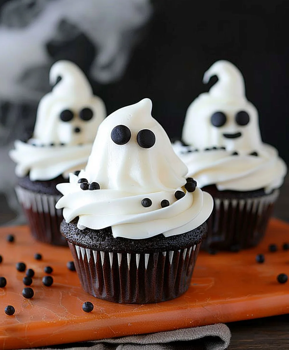 Zauberhafte Halloween Ghost Cupcakes backen – Gruselig gut!