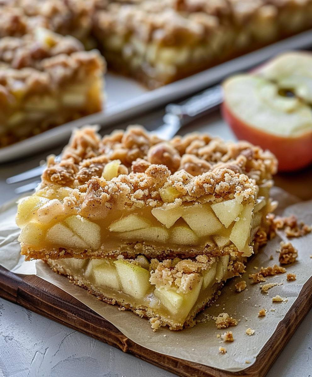 Apfelkuchen mit Pudding Streusel