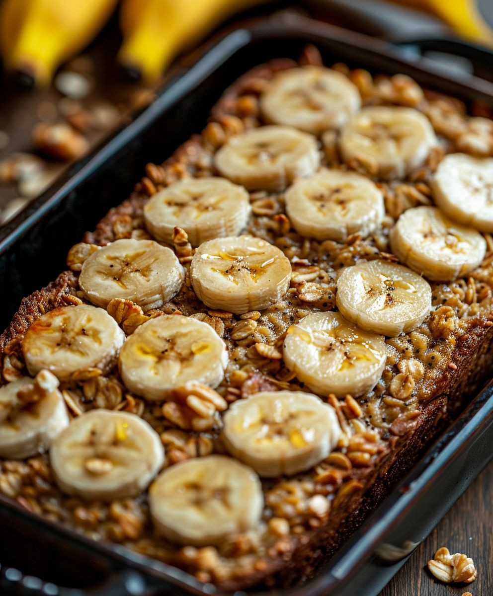 Haferflocken Bananenbrot backen