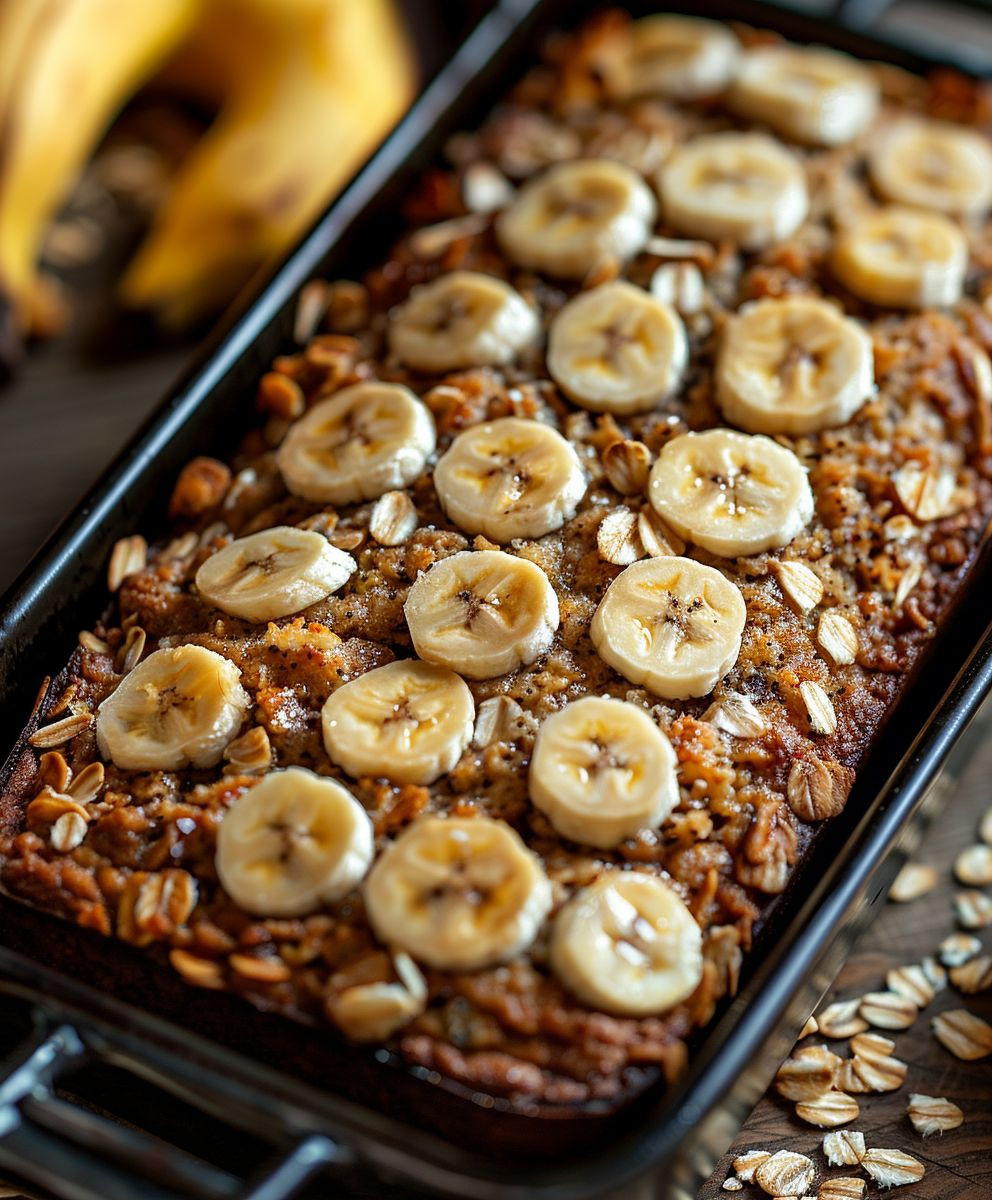 Haferflocken Bananenbrot backen