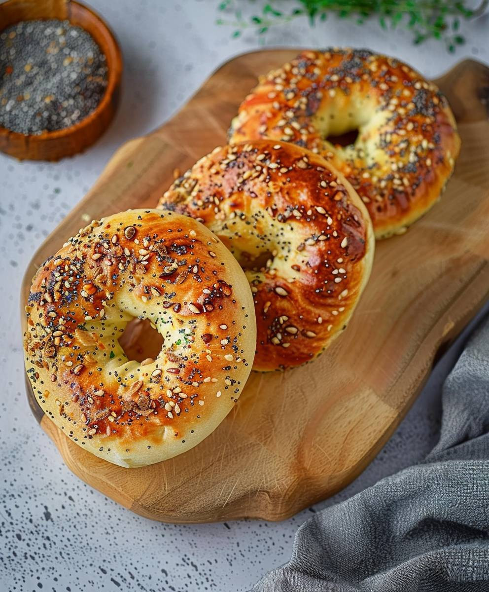Protein Bagel backen