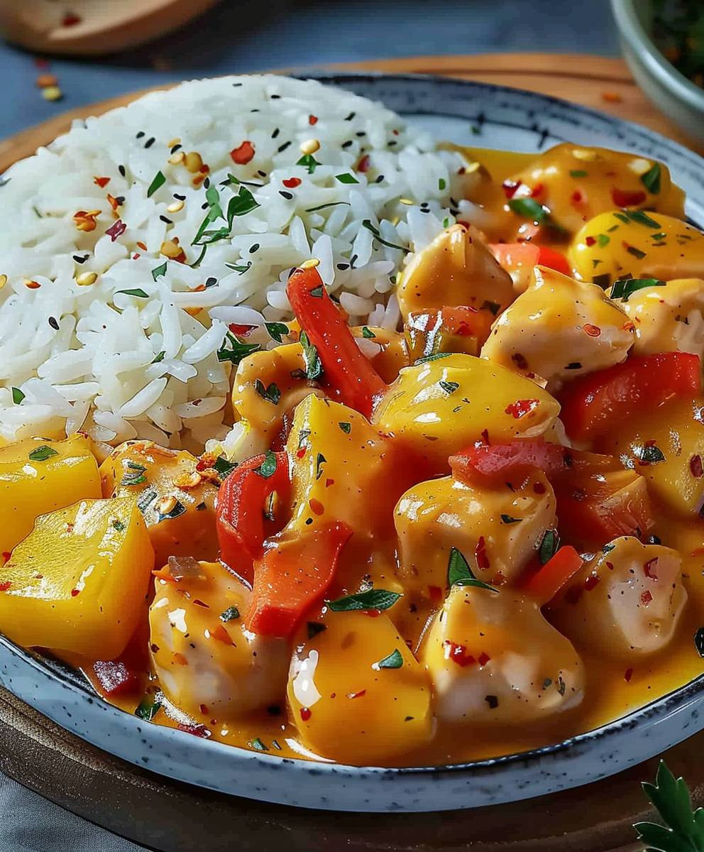 Kürbis Hähnchen Pfanne Hokkaido