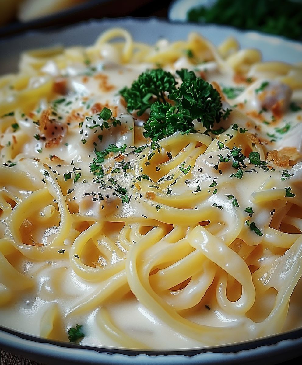Käse Sahne Soße Nudeln