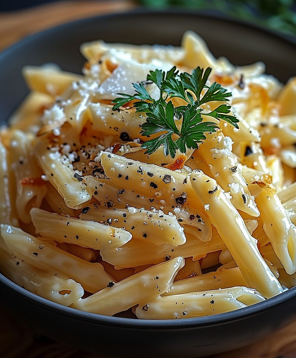 Zitronen Feta Pasta Sommer