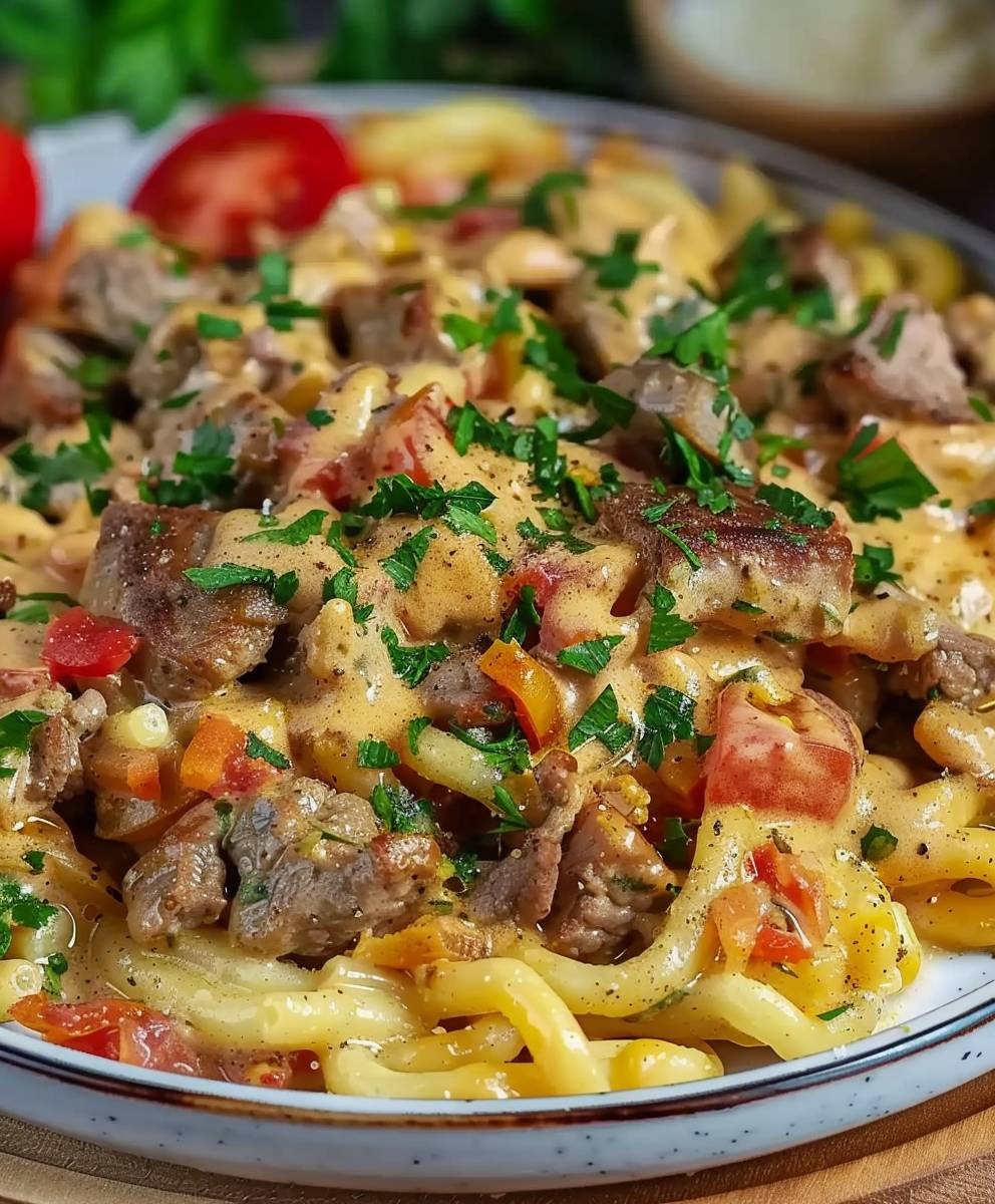 Gyros Pfanne mit Spätzle