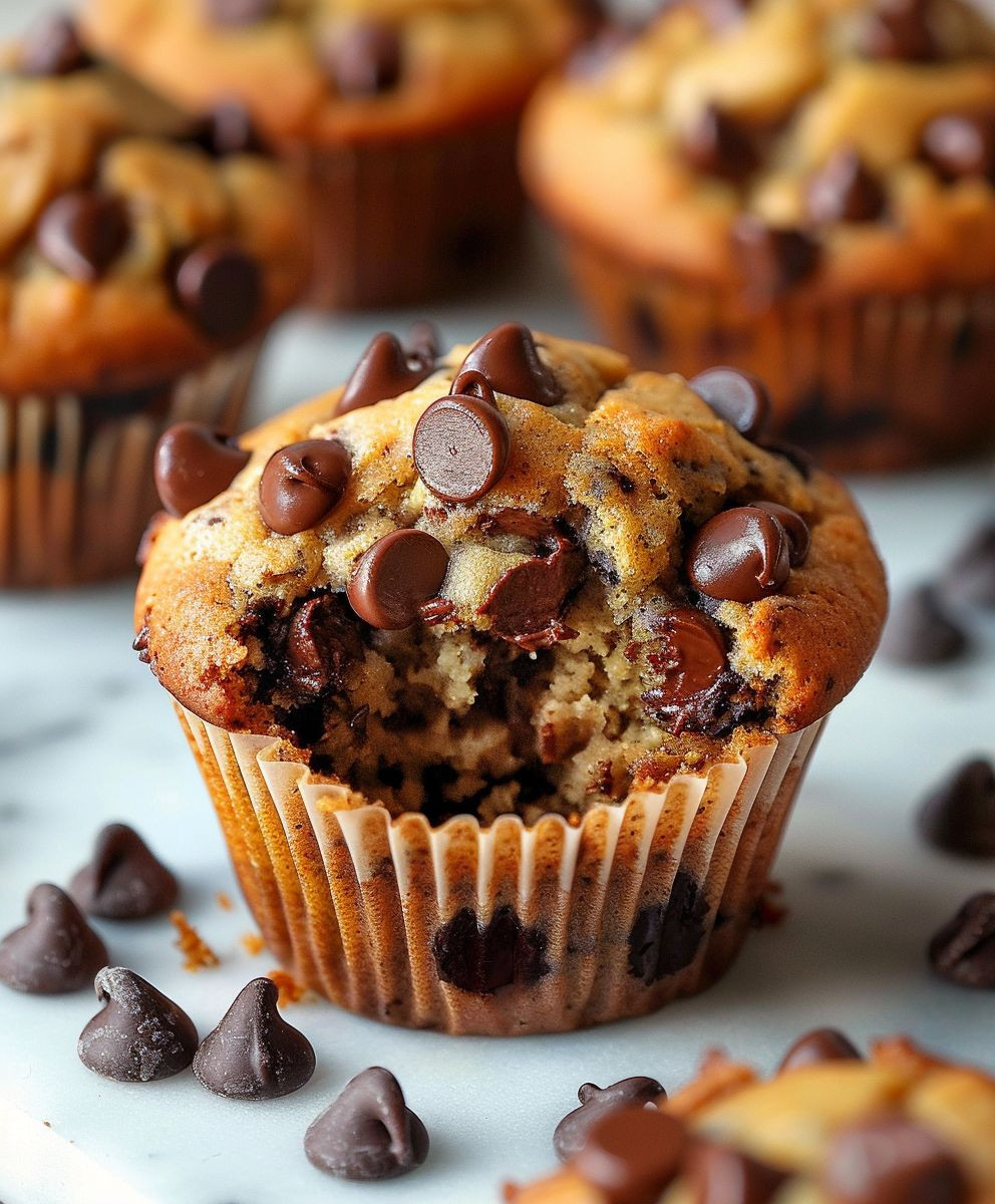Bananen Schoko Muffins backen
