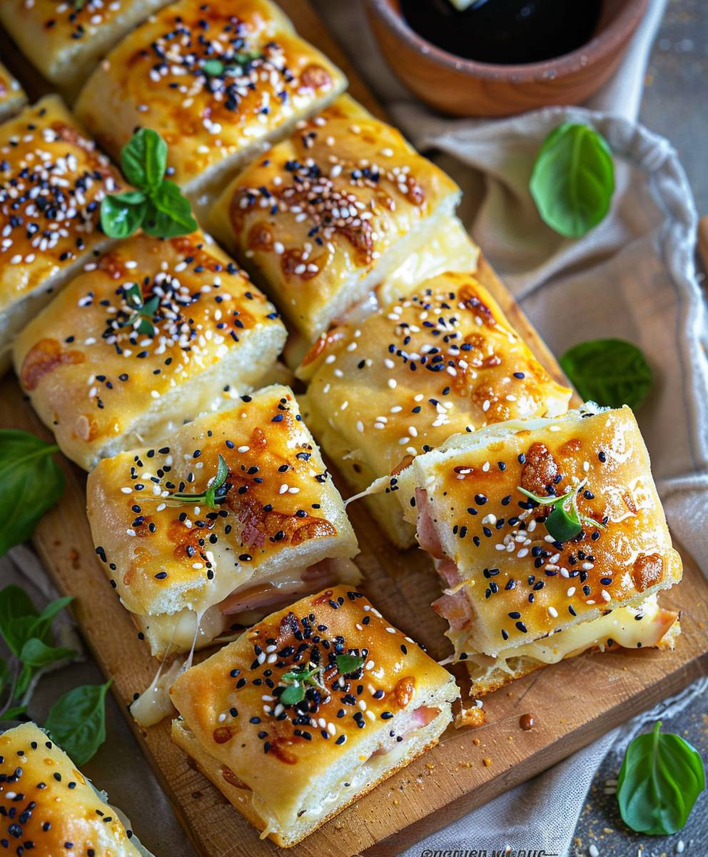 Käse Schinken Zupfbrot backen