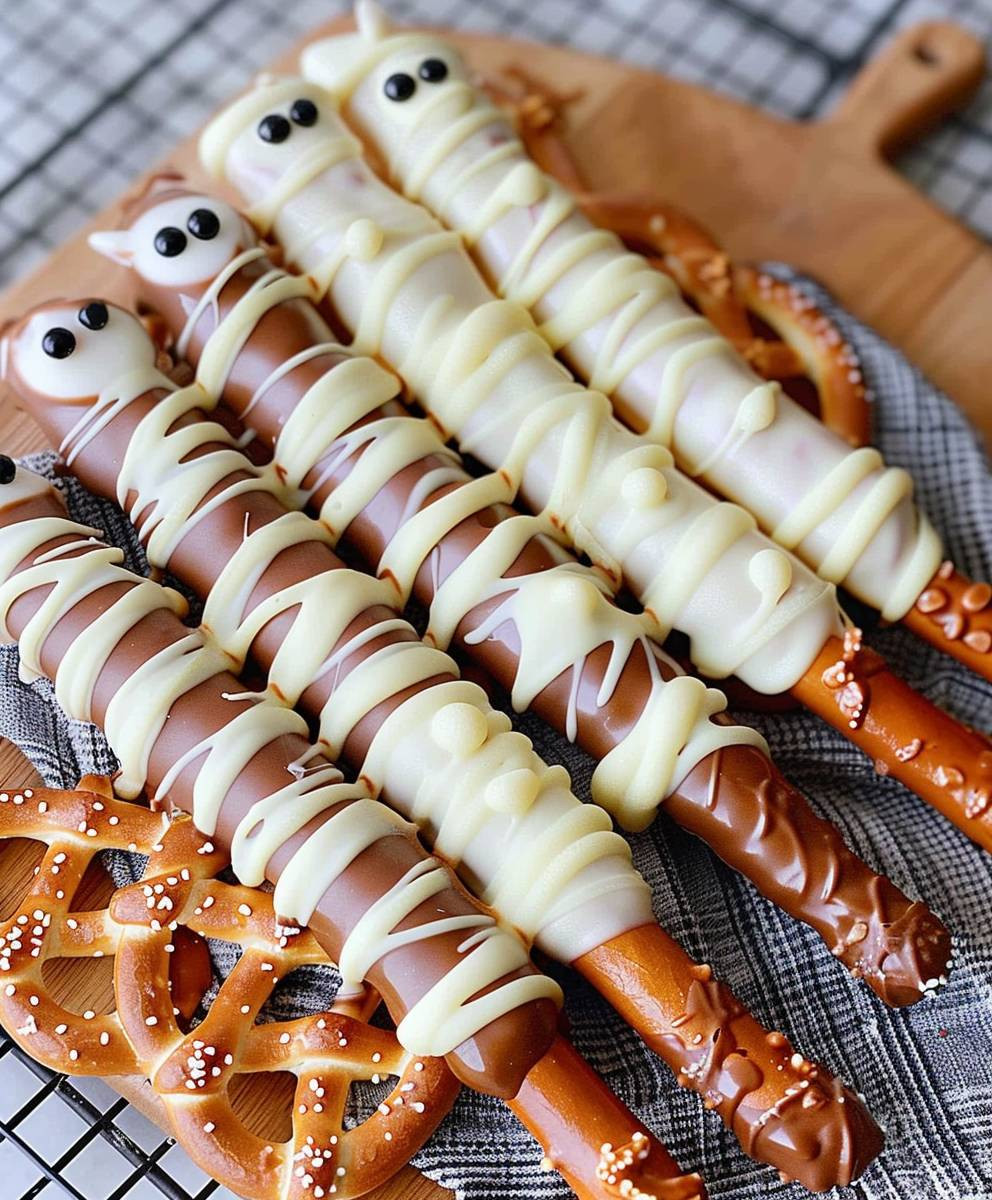 Halloween Mumien Brezeln