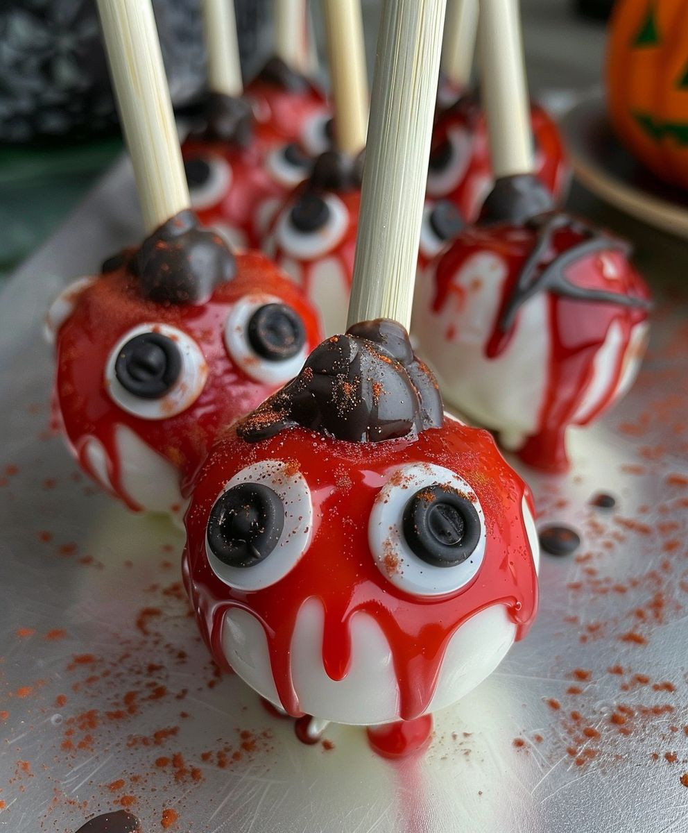 Halloween Augapfel Cakepops
