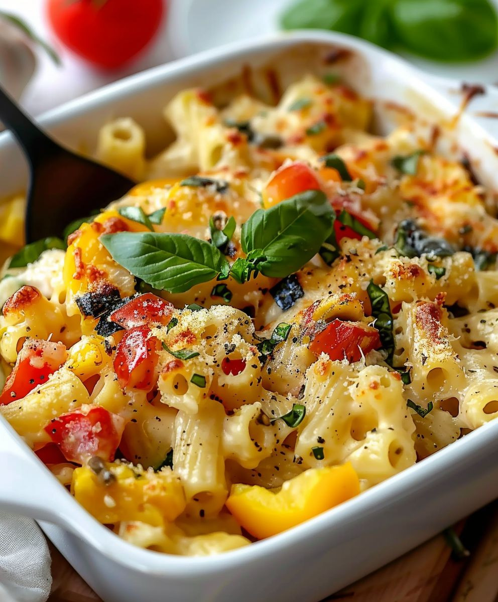 Gesunde Gebackene Feta Pasta