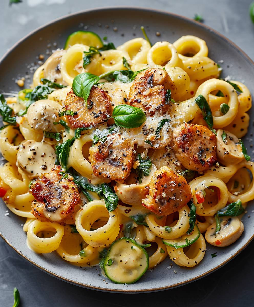 Cremige Protein Pasta
