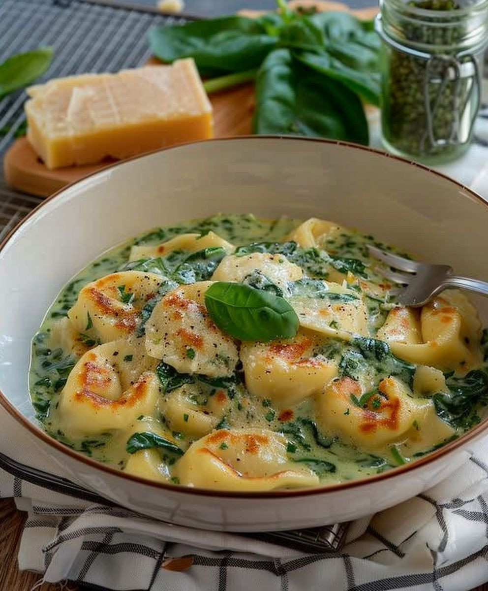 Tortellini Spinat Sahne Sauce