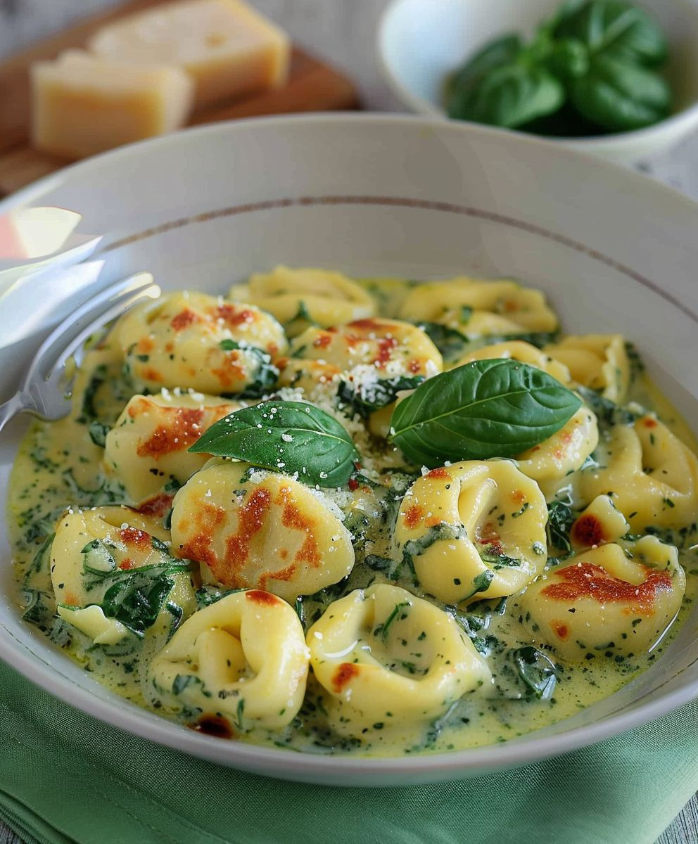 Tortellini Spinat Sahne Sauce