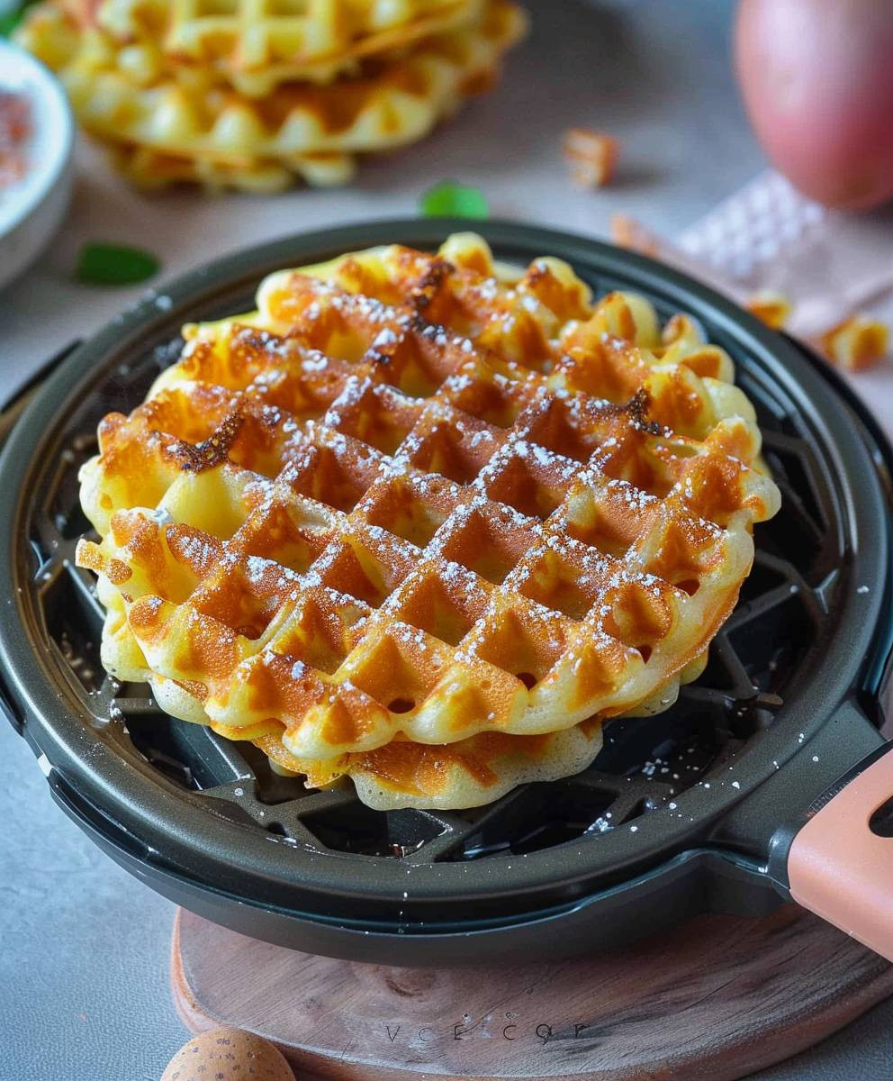 Kartoffelwaffeln Kinder Familie