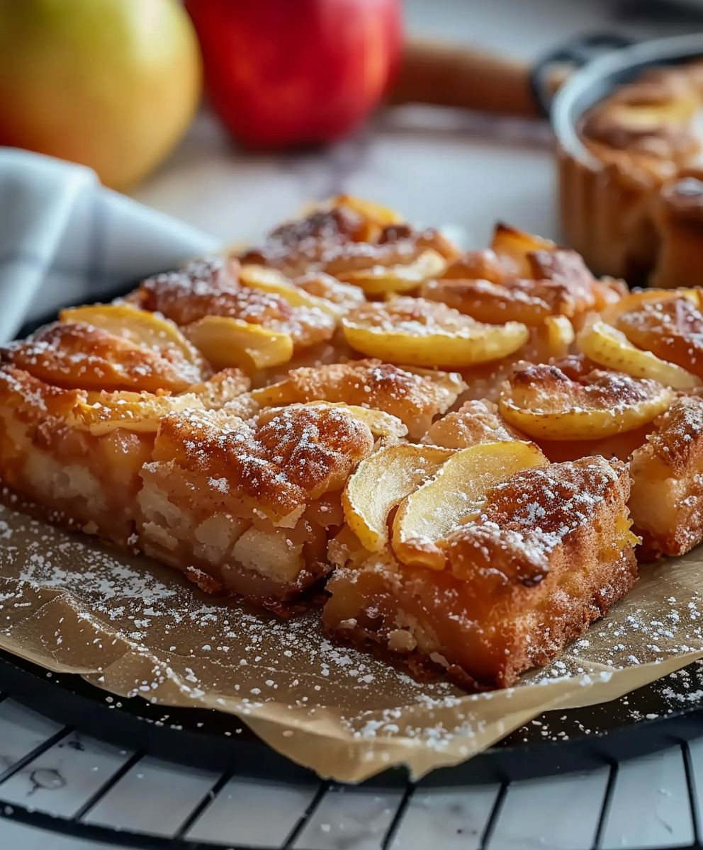 Apfel Zimtschnecken Kuchen Herbst