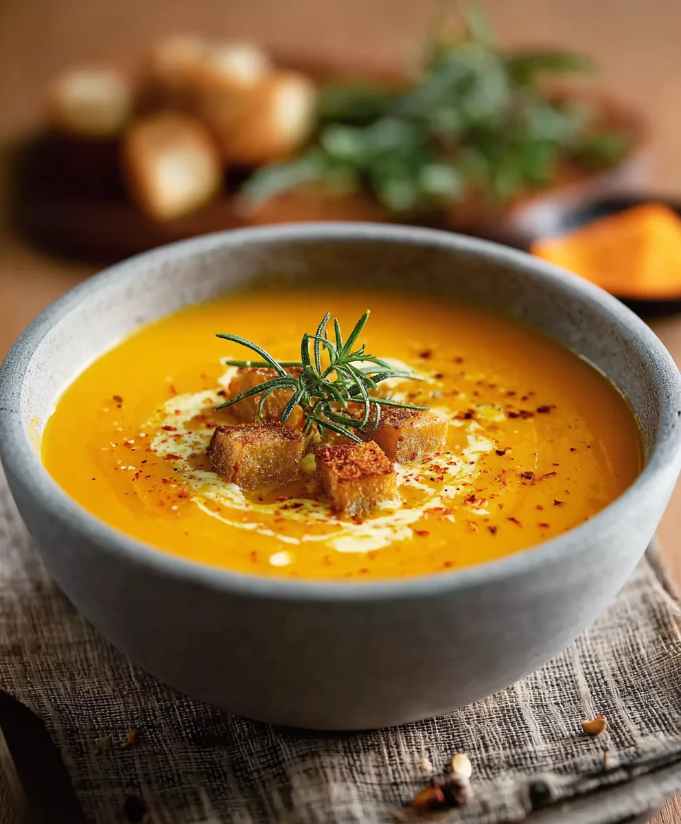 Köstliche Kürbissuppe mit Kartoffeln – Schnell & cremig!