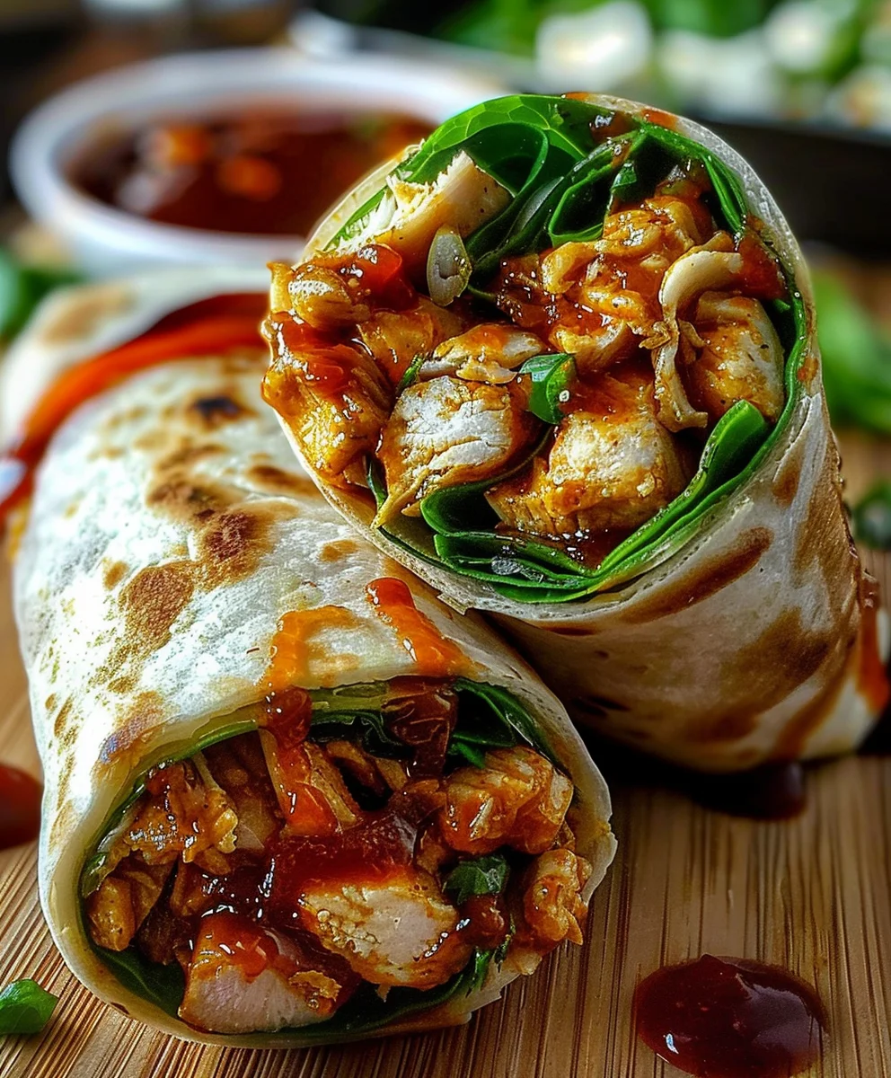 Sweet Chili Hähnchen Wraps: Einfach & unwiderstehlich!