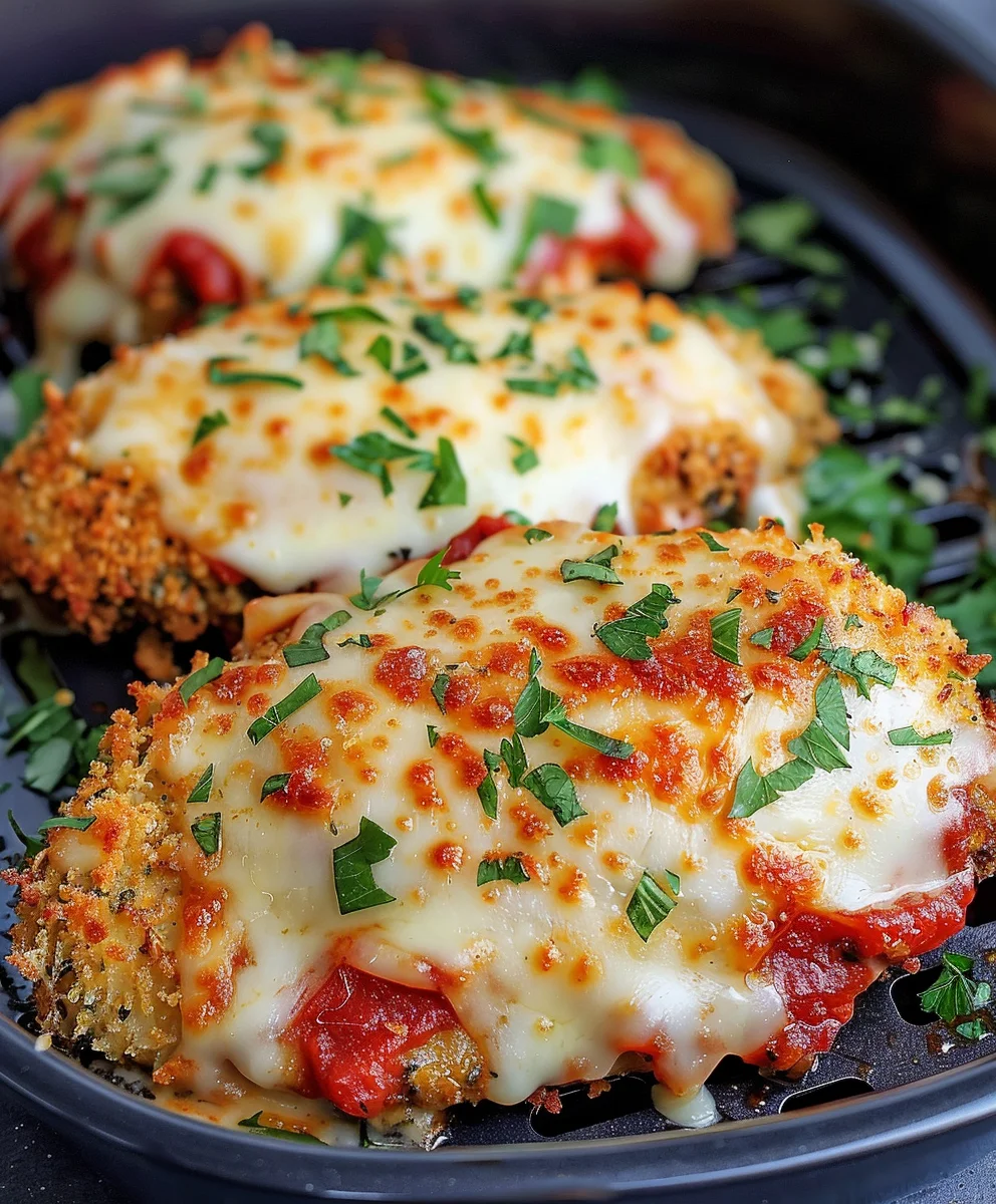 Gesund & Knusprig: Hähnchen Parmesan aus der Heissluftfritteuse