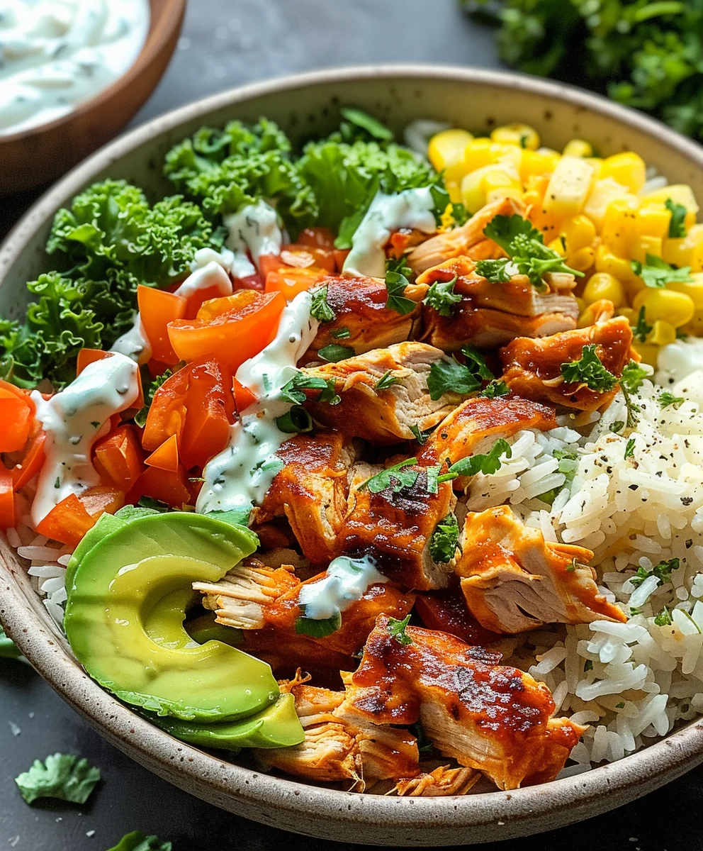 Buffalo Chicken Bowls Rezept: Einfach, schnell & unwiderstehlich!