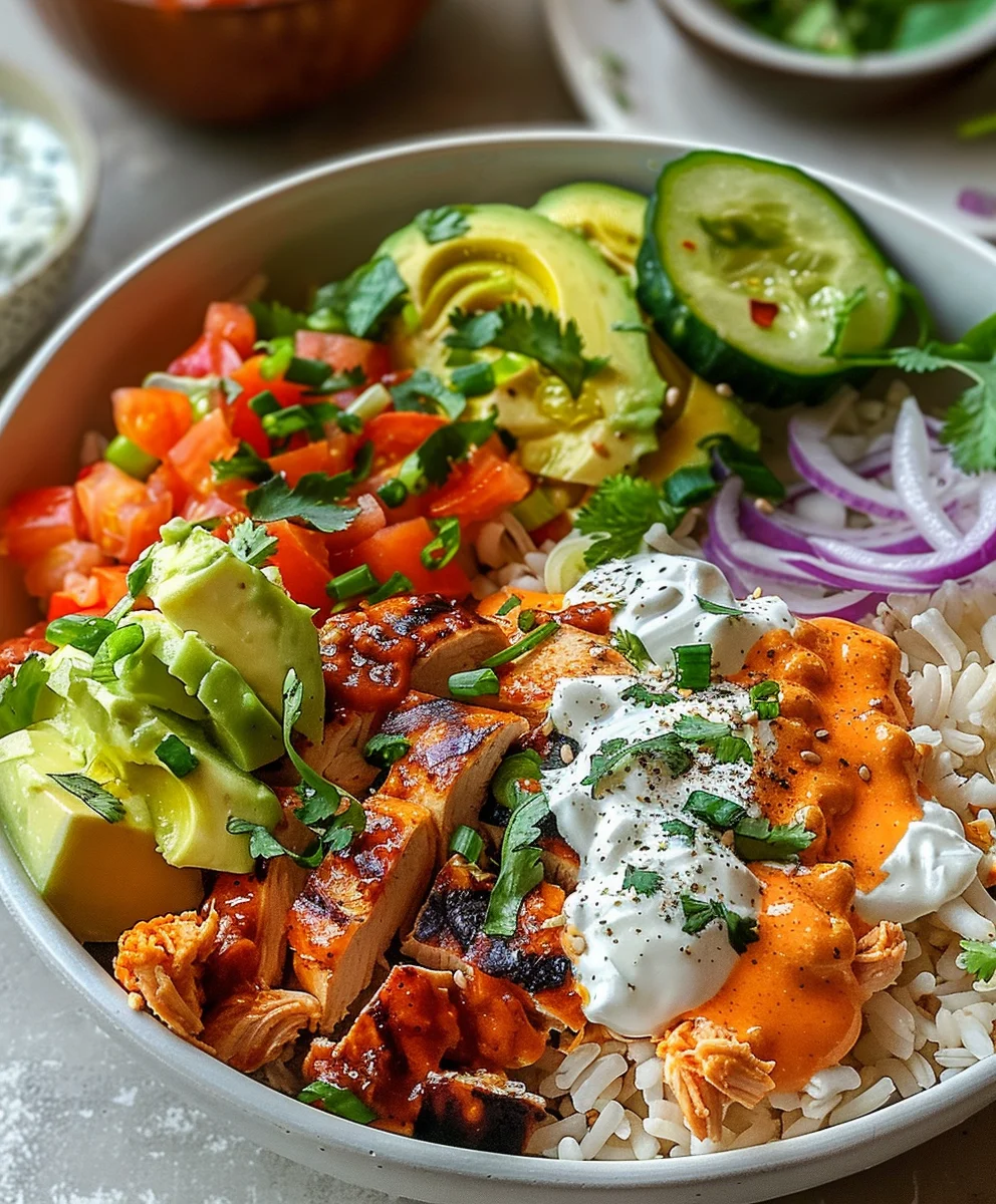 Buffalo Chicken Bowls Rezept: Einfach, schnell & unwiderstehlich!