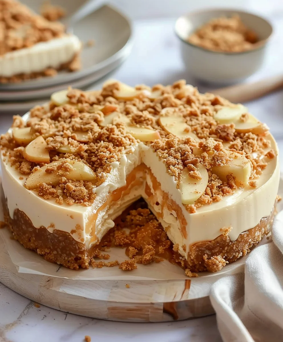 Apfel Crumble Käsekuchen Rezept: Lecker & Einfach Backen